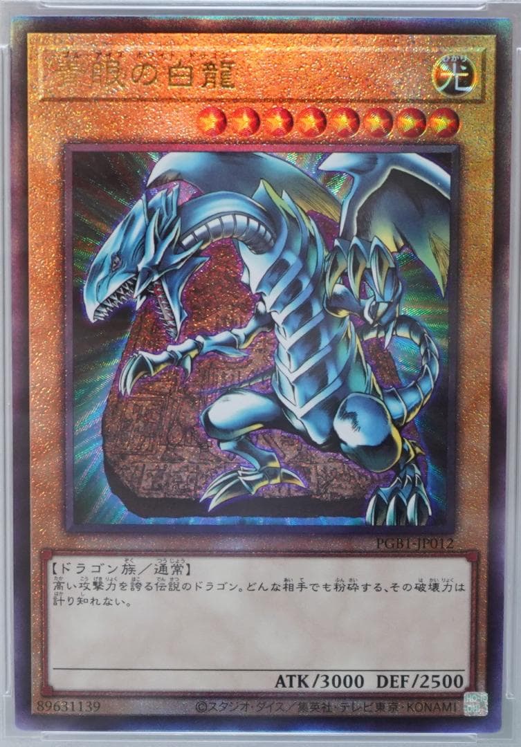 遊戯王 PSA10 完美品 レリーフ 青眼の白龍 鑑定品 石版 PGB1