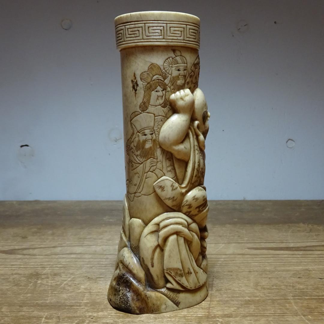 ま*ん様 七福神　細密彫刻　キズ、ヨゴレあり〼　根付　提げ物