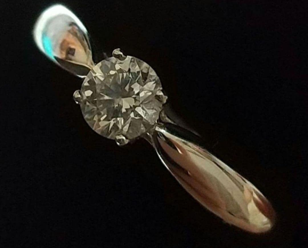 ティファニー ハーモニー ダイヤモンドリング 0.21ct/I/VS1/3EX