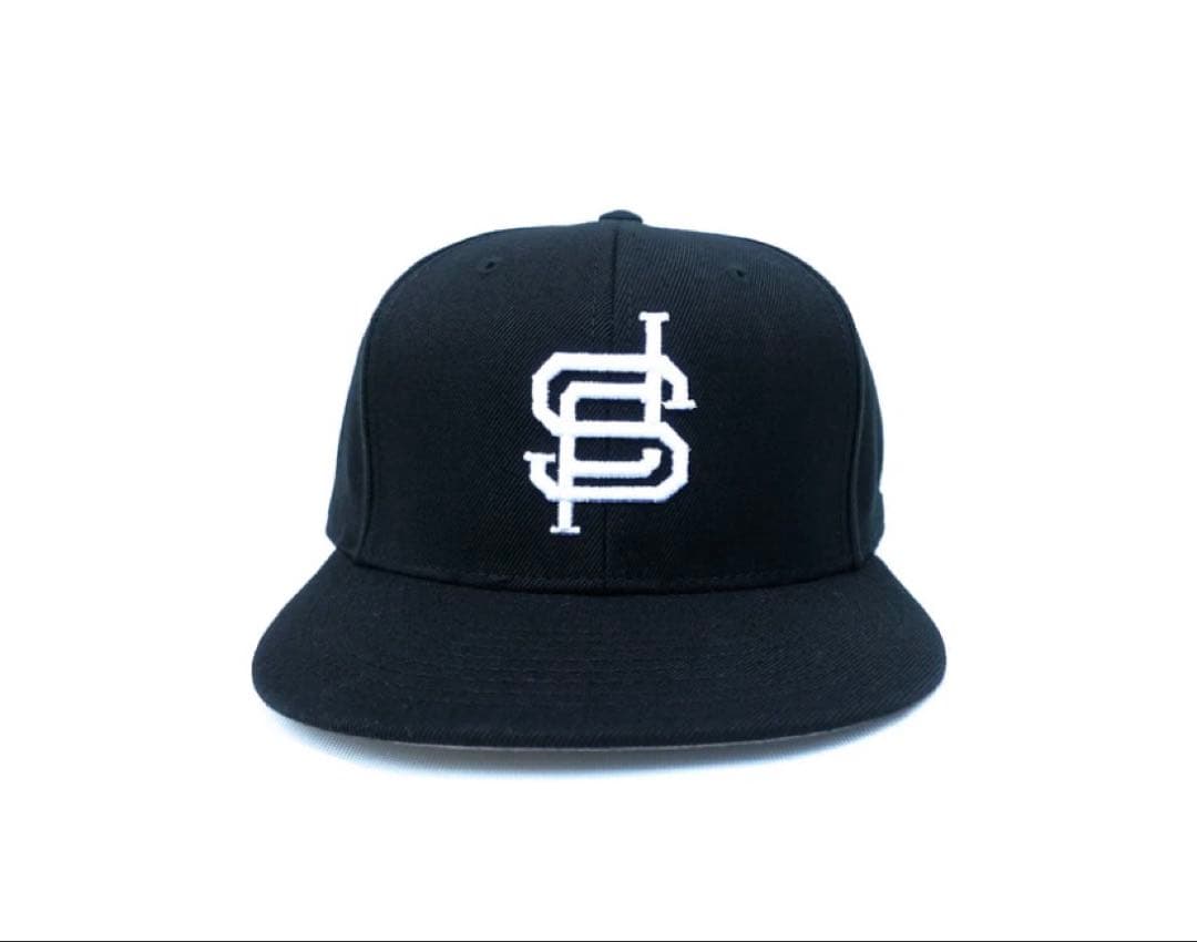 deps BASEBALL LOGO CAP【BLACK×WHITE】