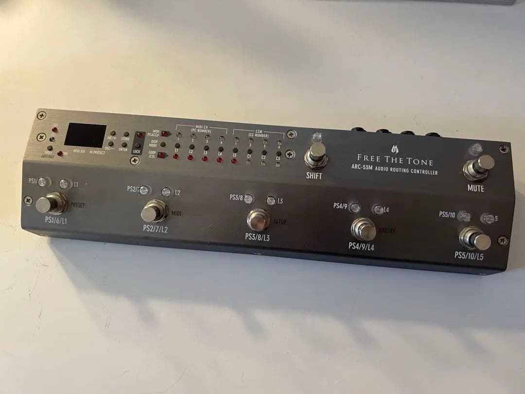 ギター Free the tone Arc53M silver