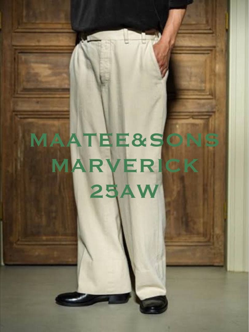 maatee&sons 25ss マーベリックMARVERICK タグ付き