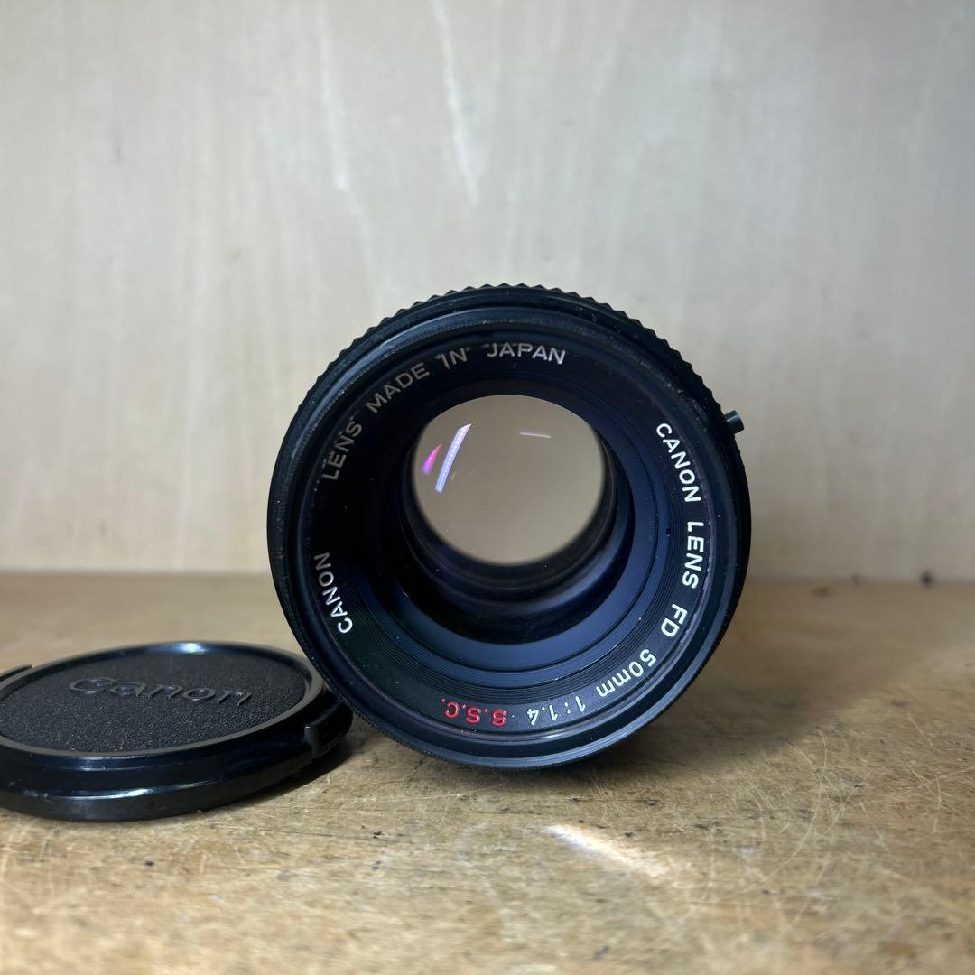 Canon AE-1+FD 50 f1.4 SSC 鳴きなし完動極美品
