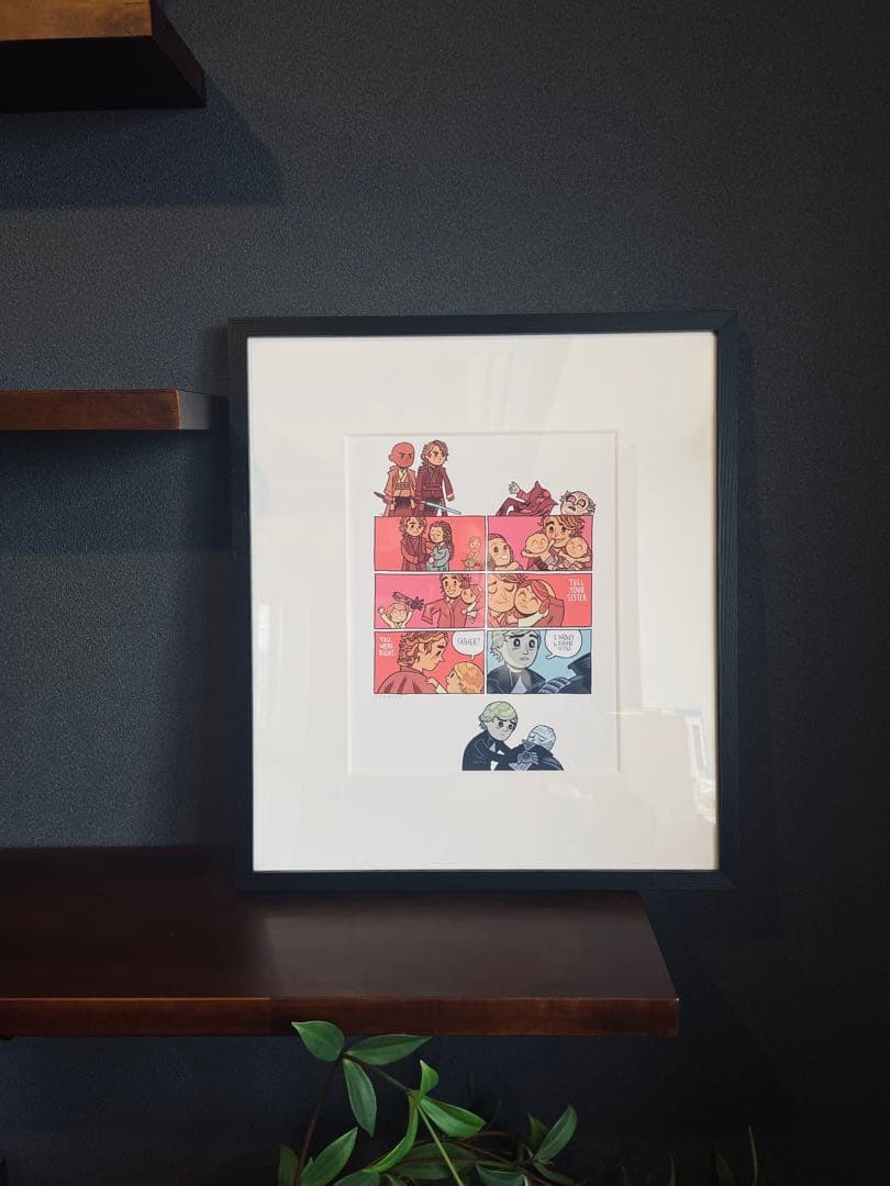 DAN HIPP 直筆サイン入りアート you were right.