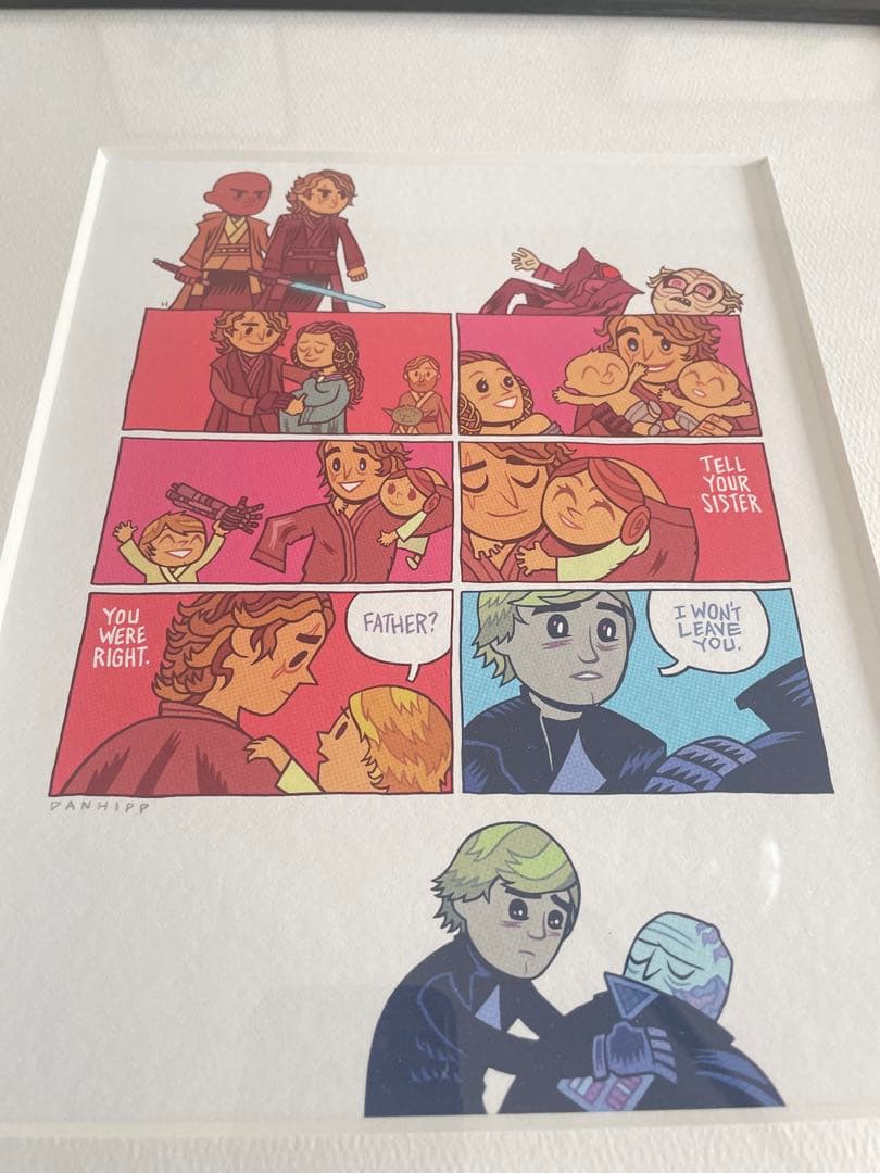 DAN HIPP 直筆サイン入りアート you were right.