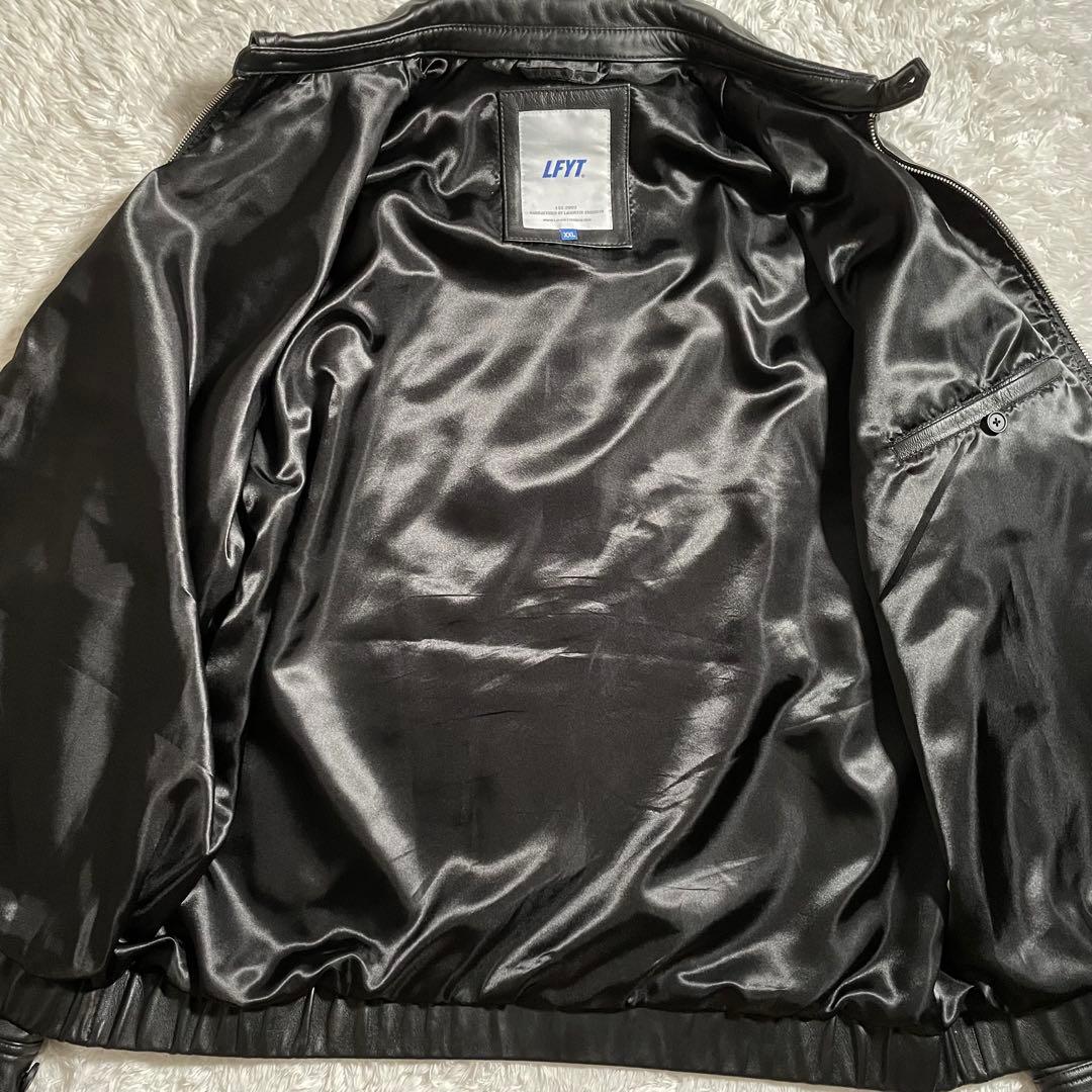 ジャケット・アウター LFYT MONOGRAM LF LOGO LAMB LEATHER JKT