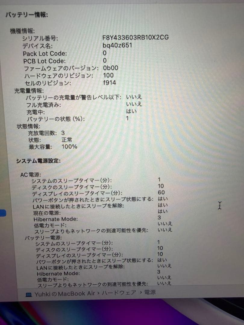 り*ぃ様 Apple MacBook Air M2 13インチ 256GBグラフ