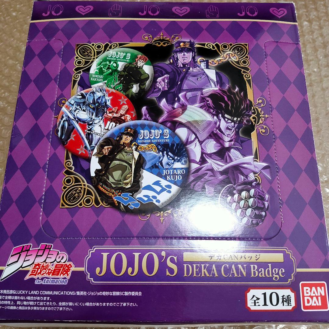 15cm! 超ビッグ！　ジョジョの奇妙な冒険 デカCANバッジ　デカ缶バッジ