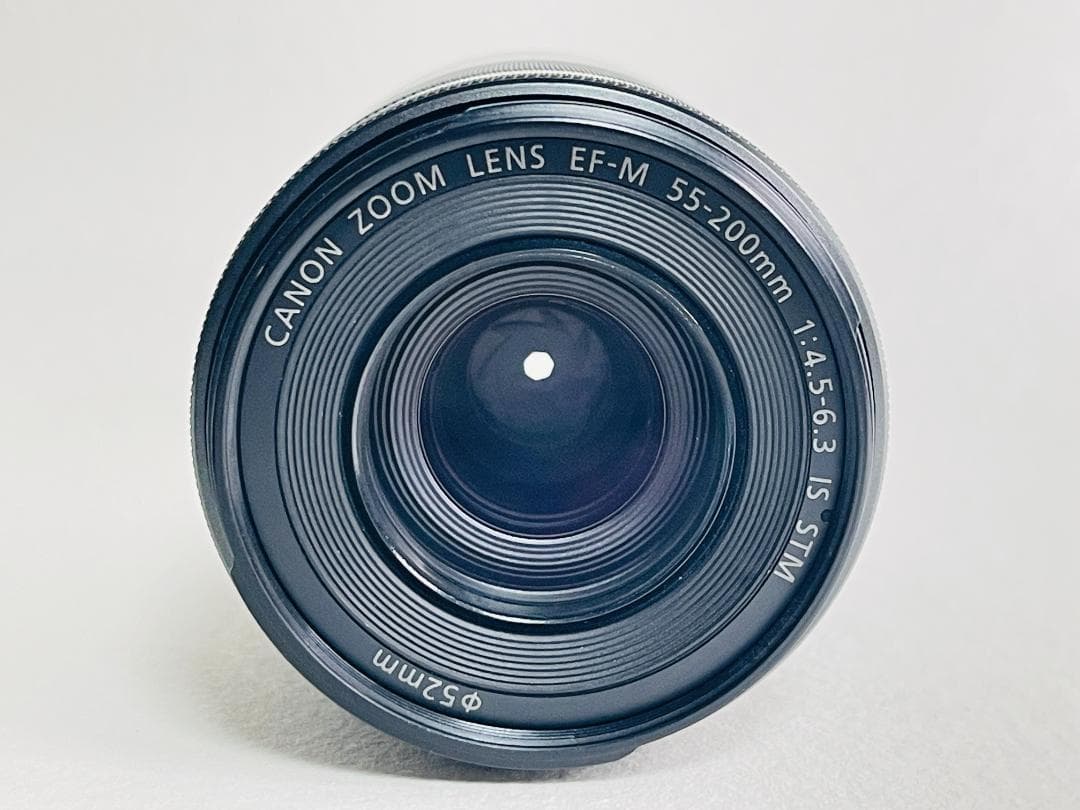 実用美品 Canon EF-M 55-200mm f4.5-6.3 IS STM
