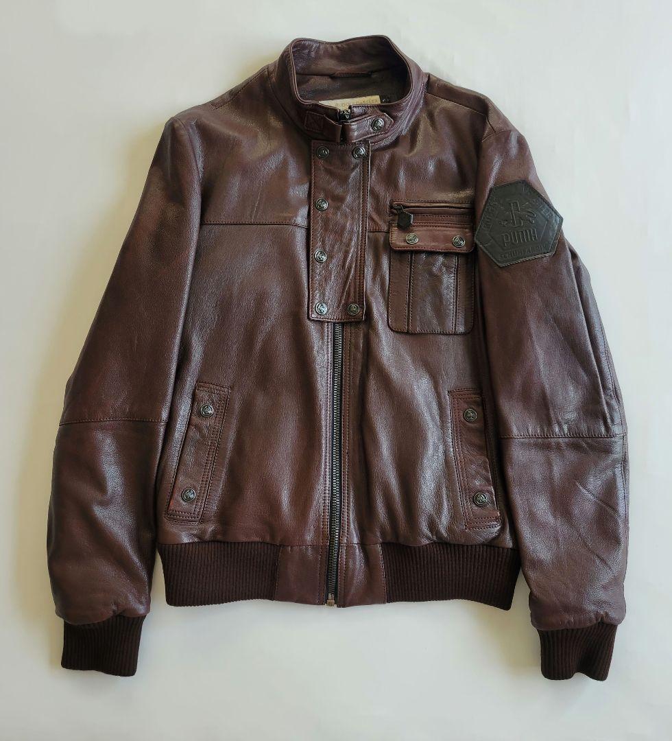 PUMA プーマ　レザージャケット　S　ルドルフダスラー　革ジャン ライダース