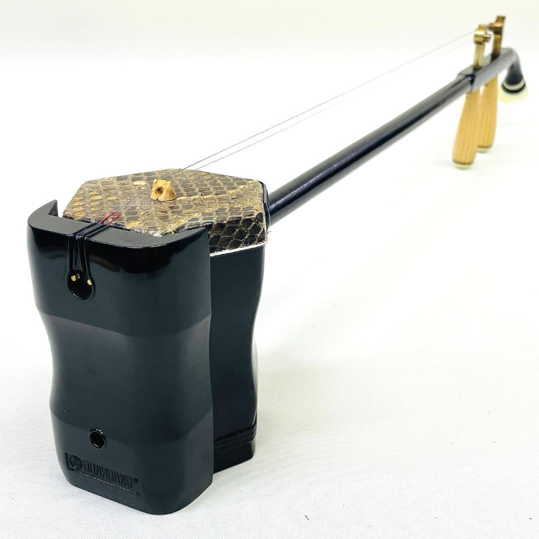 二胡 DUNHUANG 上海民族楽器 敦煌牌 蛇革 中国【整備品】