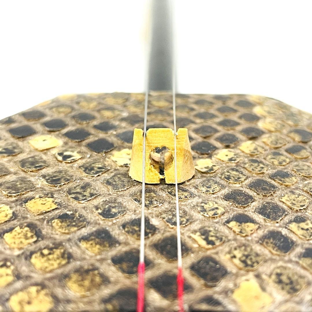 二胡 DUNHUANG 上海民族楽器 敦煌牌 蛇革 中国【整備品】