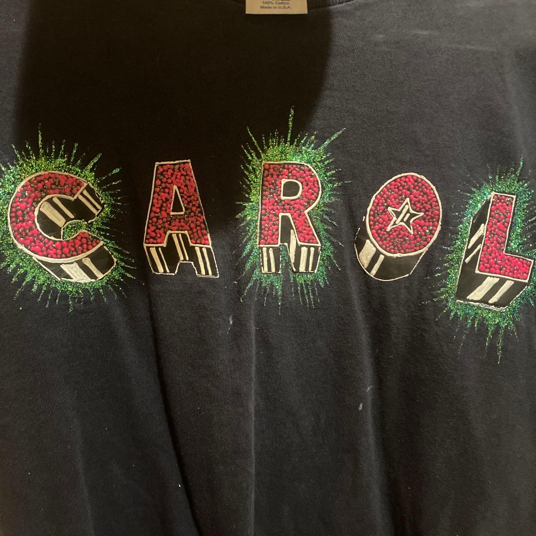 ハンドメイド　オリジナル　Tシャツ　CAROL キャロル　矢沢永吉