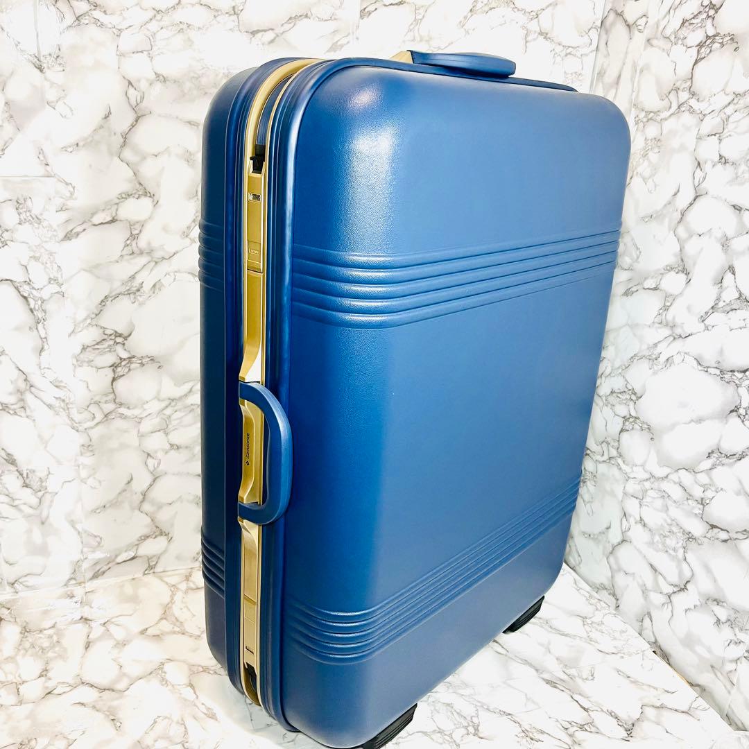 美品　Samsonite　サムナイト　キーロック式　大型スーツケース