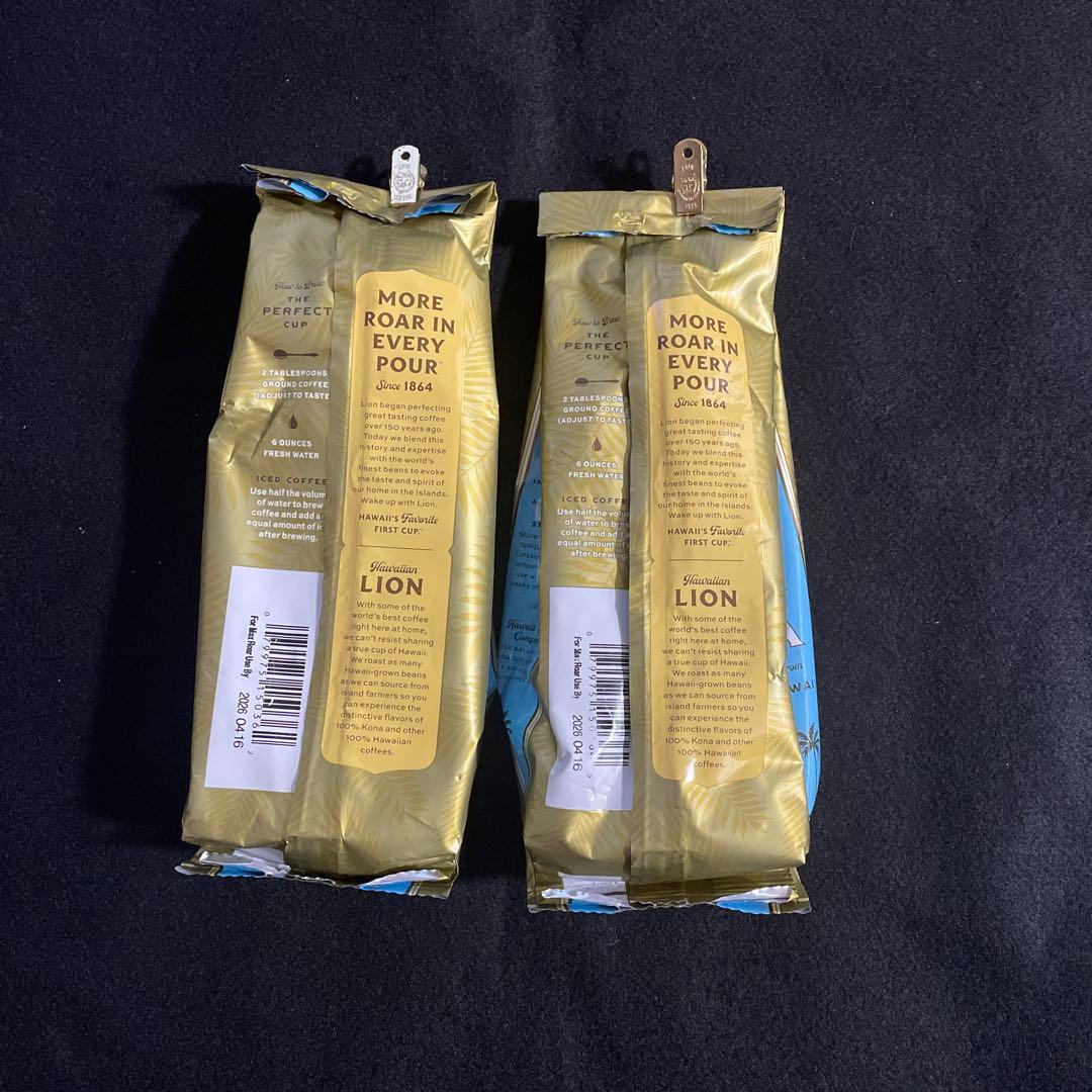 ライオン コナコーヒー 100% 粉タイプ　2袋