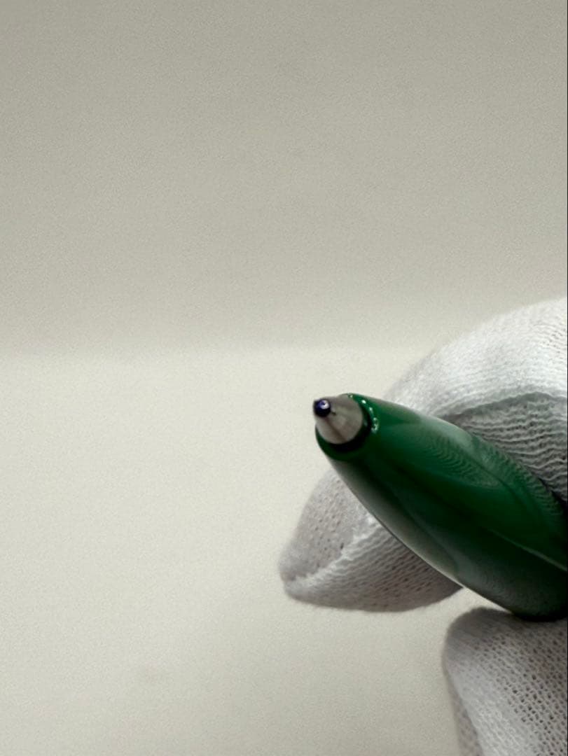 ROLEX 緑色 ボールペン 専用ケース付き