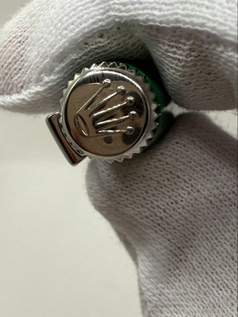 ROLEX 緑色 ボールペン 専用ケース付き