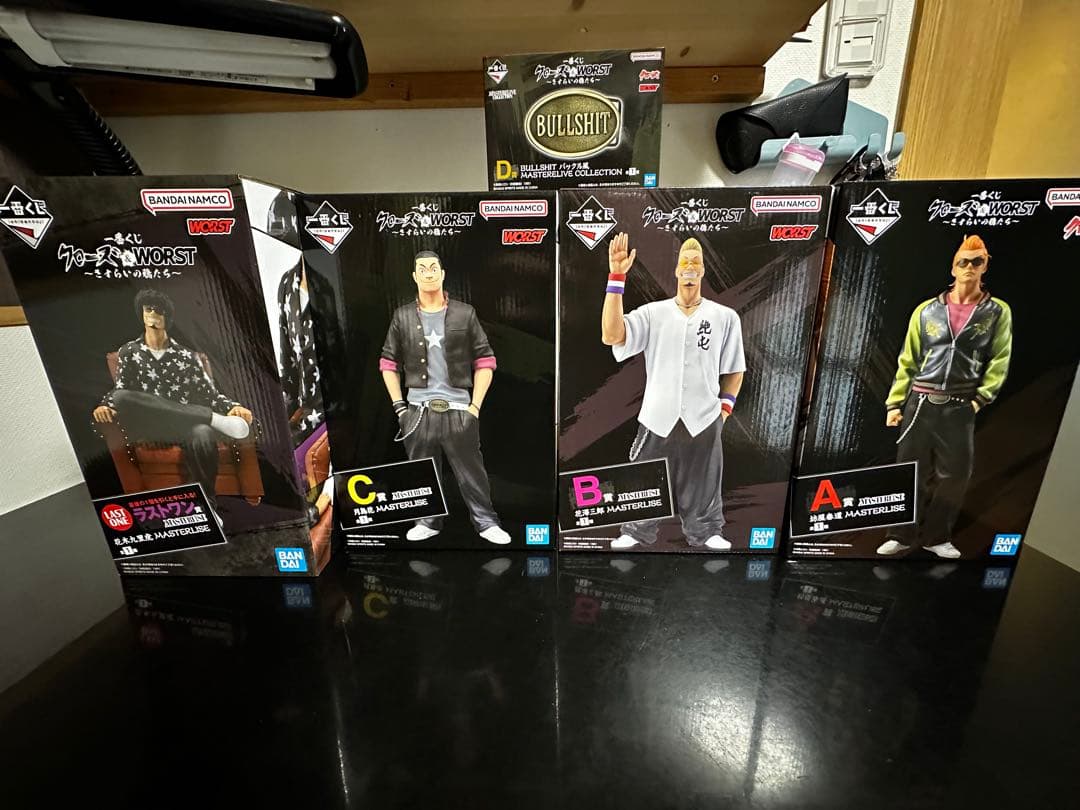 クローズ 一番くじA賞 B賞 C賞D賞ラスト賞5点セットおまけ付き一番くじの紙