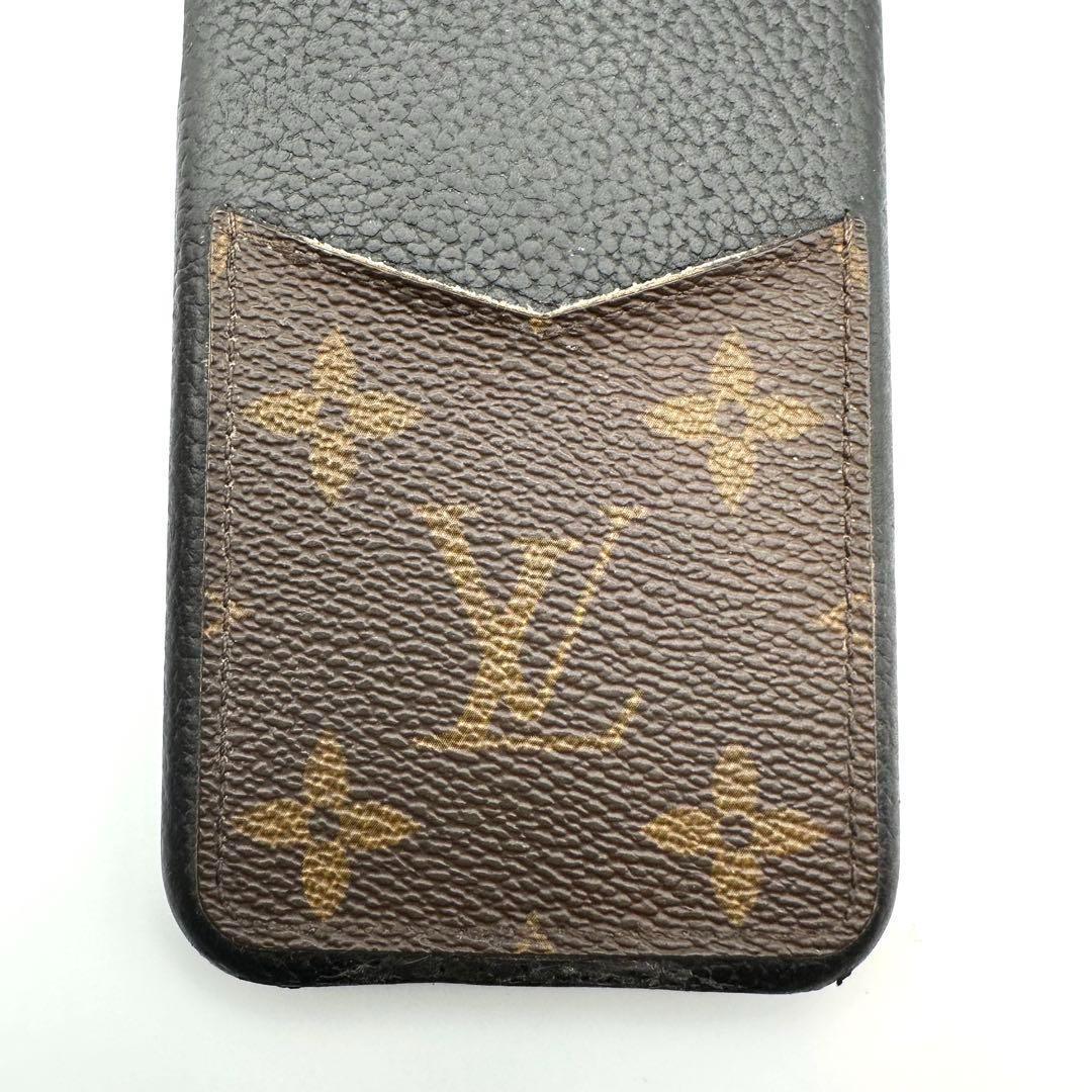 iPhone X XS ケース　ルイヴィトン　モノグラム　ブラウン　ブラック