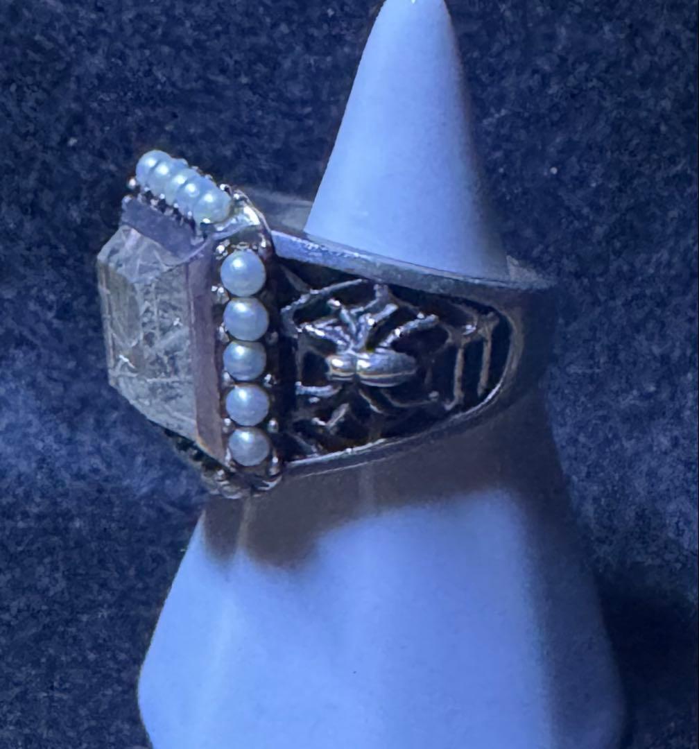 e.m. イーエム　カレッジリング　ルチルクォーツ