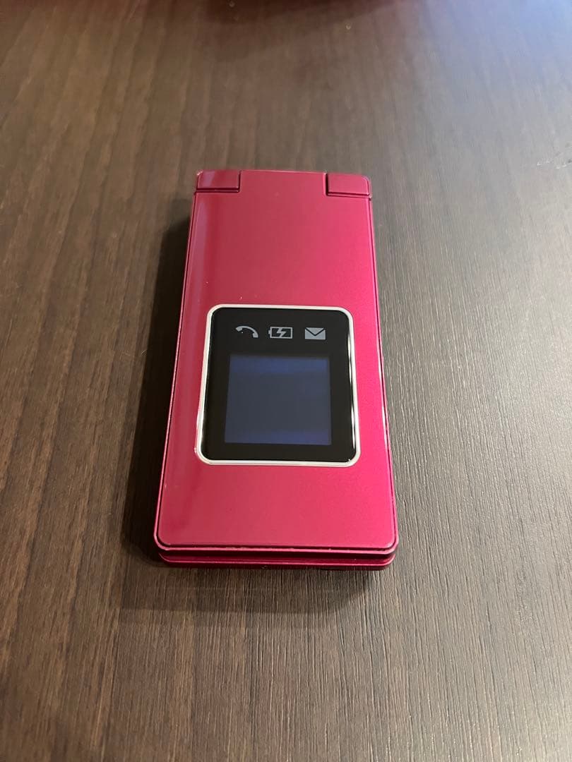 【値下げ交渉可】かんたん携帯9　505SH　ワインレッド