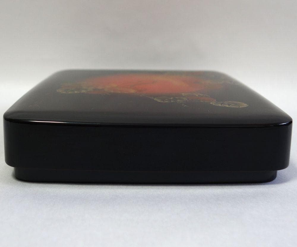 未使用 輪島塗 沈金 めじろ 硯箱