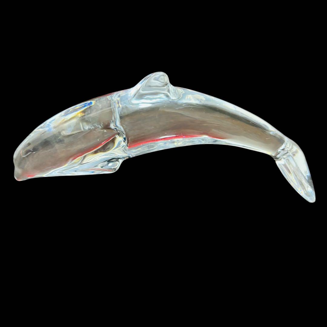 【バカラ】イルカ 動物 置物 インテリア baccarat フィギュリン