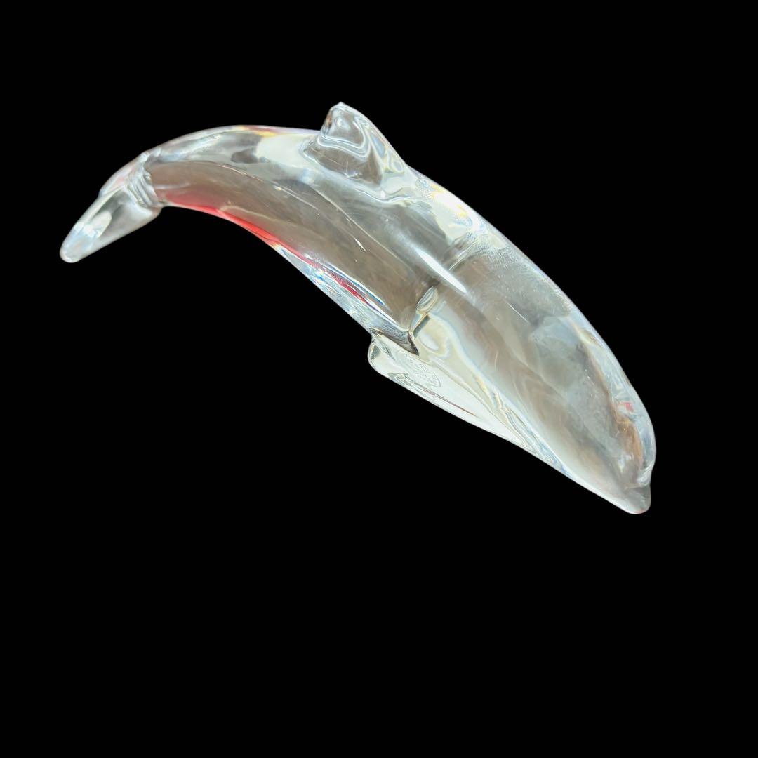 【バカラ】イルカ 動物 置物 インテリア baccarat フィギュリン