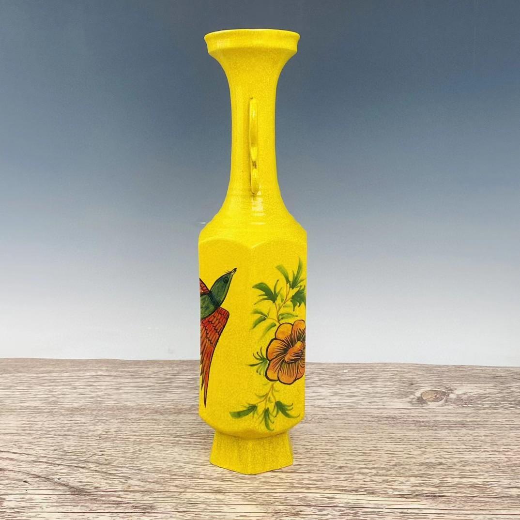 中国古美術・旧蔵の磁器・大周柴窯に描かれた彩色の花瓶・置物・書道・茶道具・文房具