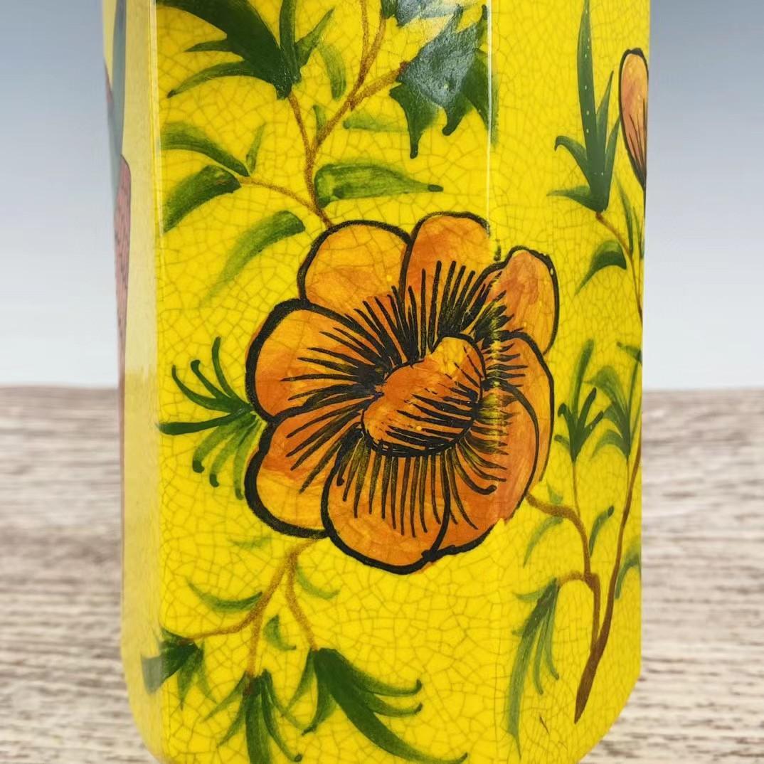 中国古美術・旧蔵の磁器・大周柴窯に描かれた彩色の花瓶・置物・書道・茶道具・文房具