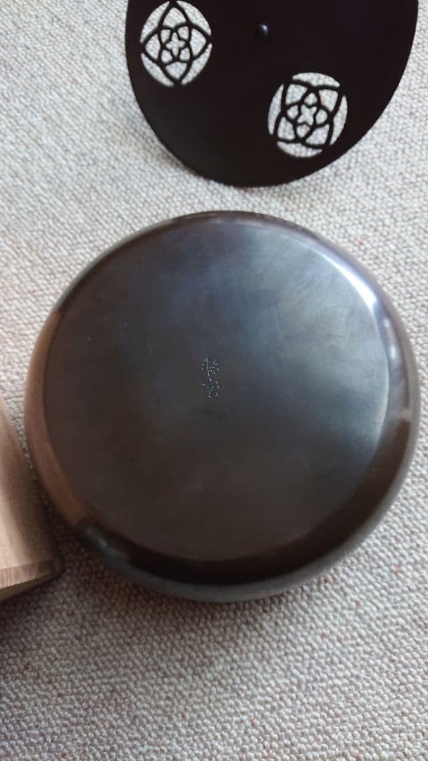 銅製 建水 木箱入