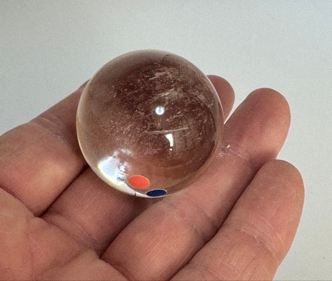 レムリアンシードクリスタル丸玉 37.8mm パワーストーン 天然石