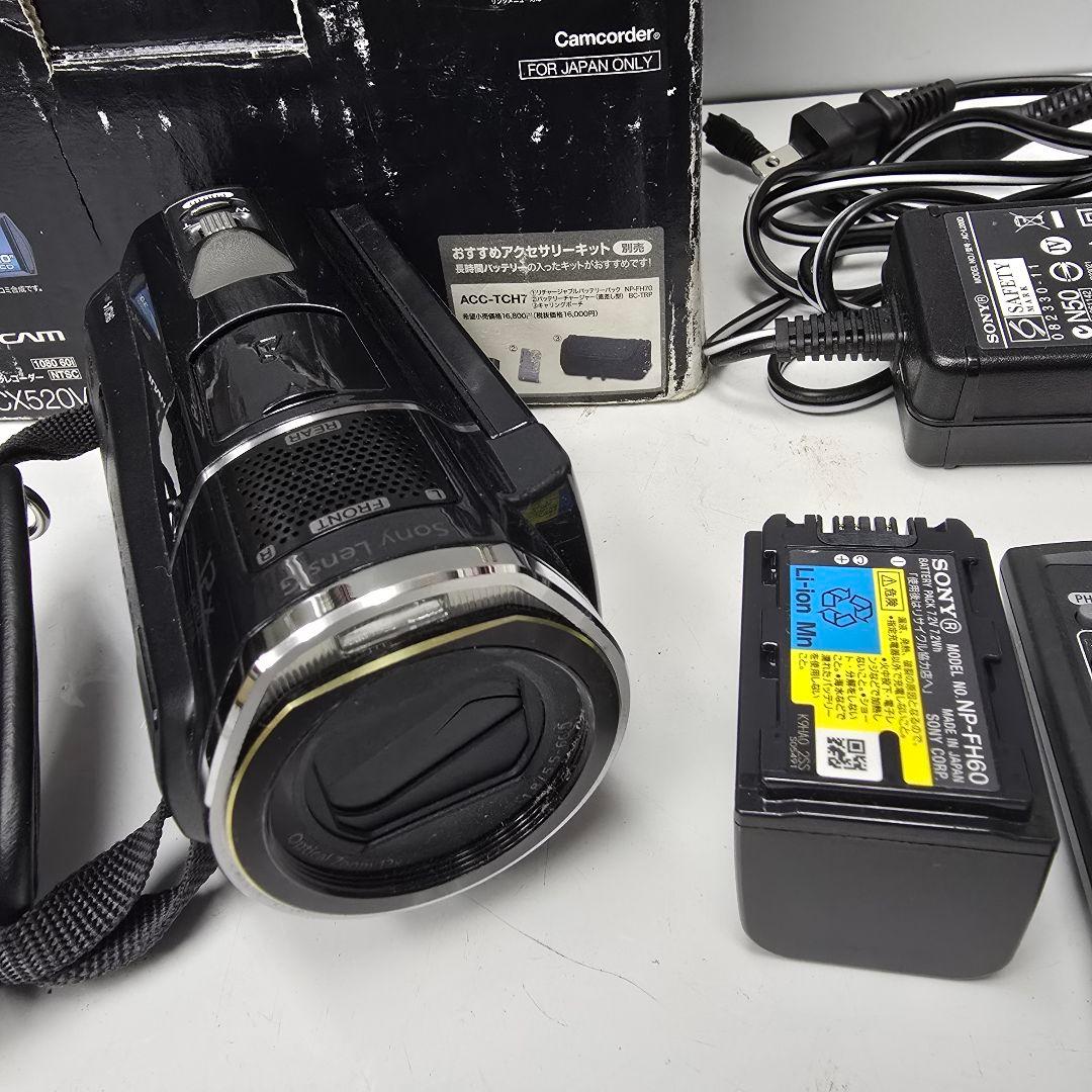 SONY HDR-CX520 ビデオカメラ 美品
