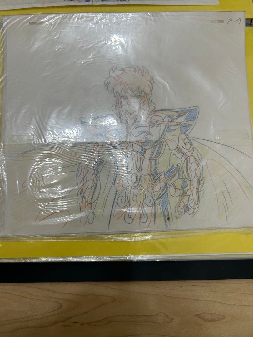 聖闘士星矢　アニメ　セル画　黄金聖闘士　レオ　アイオリア　80年代