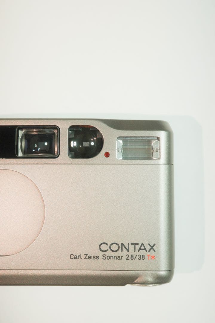 CONTAX T2 コンパクトフィルムカメラ シルバー　作例あり