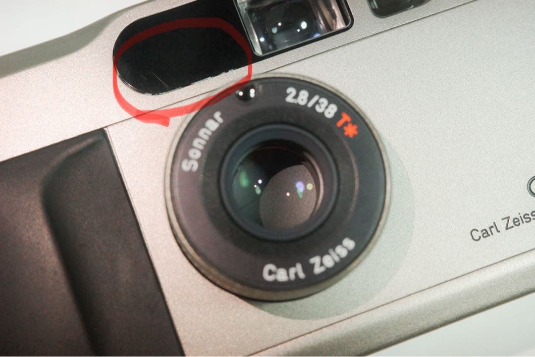 CONTAX T2 コンパクトフィルムカメラ シルバー　作例あり