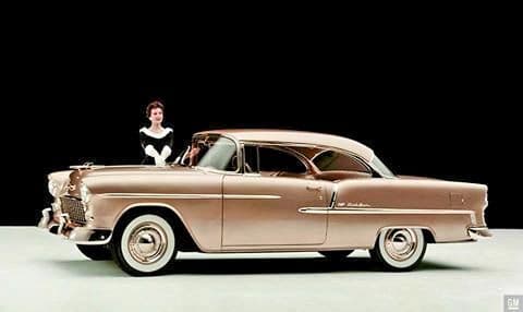 グリーンライト　1955　シボレー　ベルエア　ゴールド