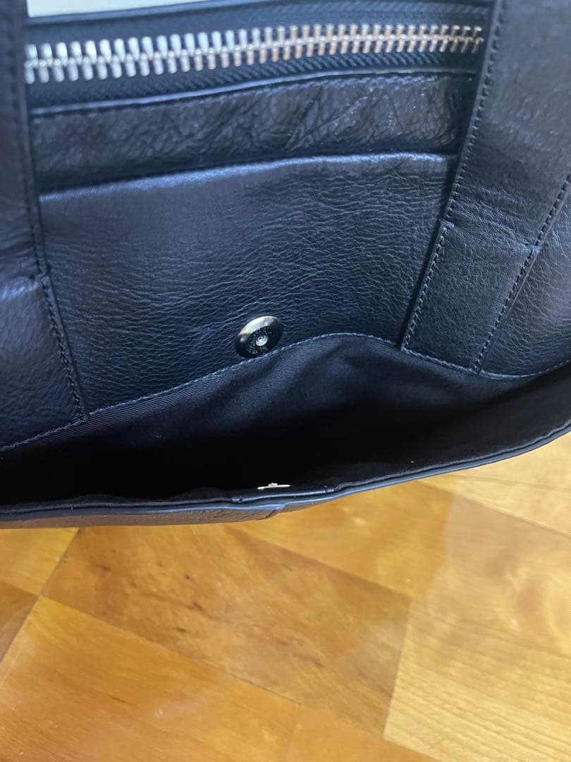 COACH レザービジネスバッグ 黒