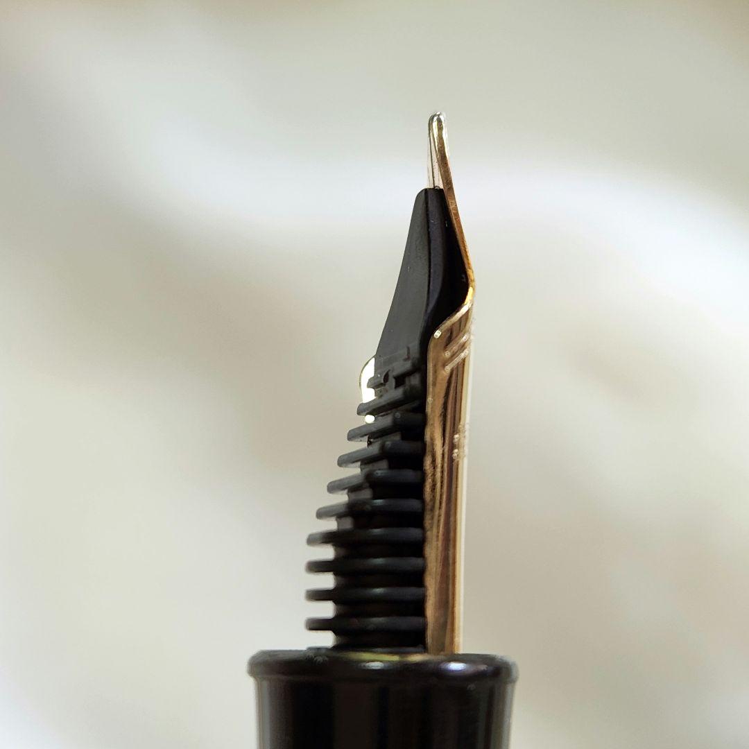 プラチナ URUSHI MAKI-E #3776 14K 中　蒔絵　京雲　桔梗？