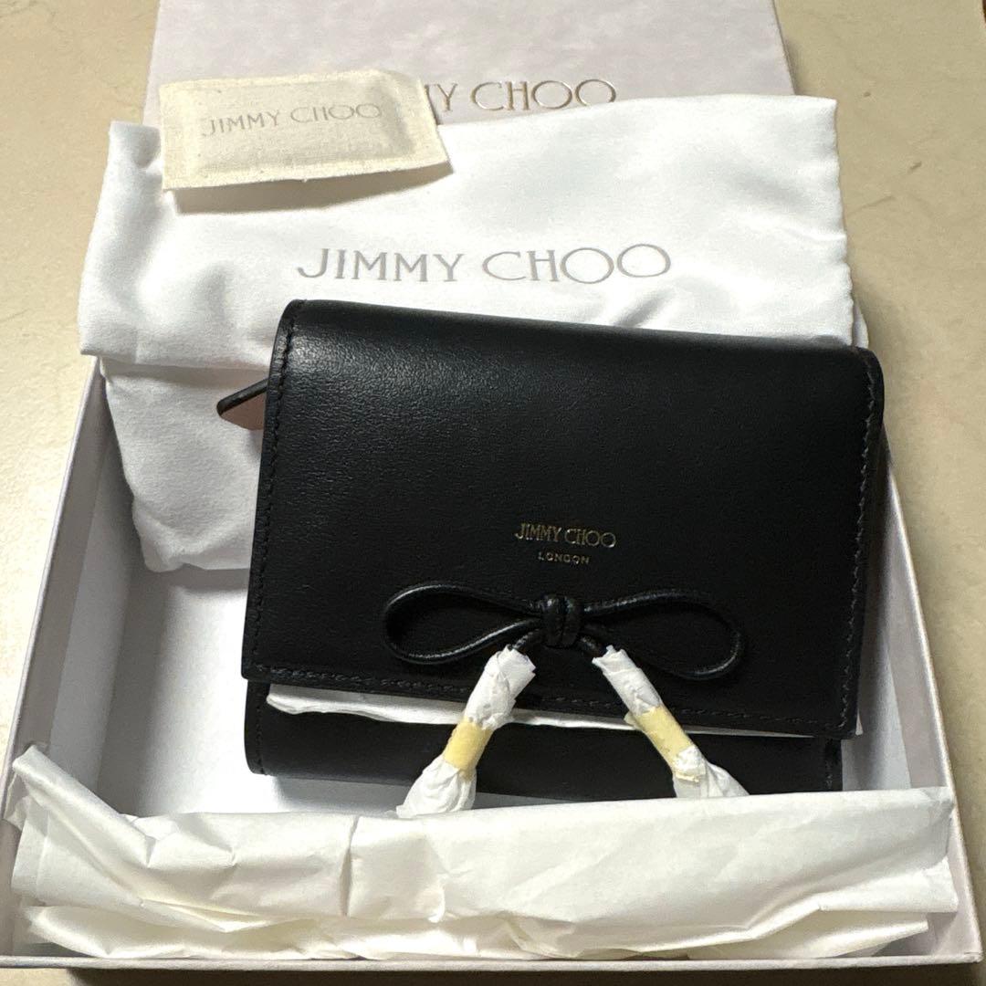 【新品未使用品】ジミーチュウ 三つ折り財布 マリンダ