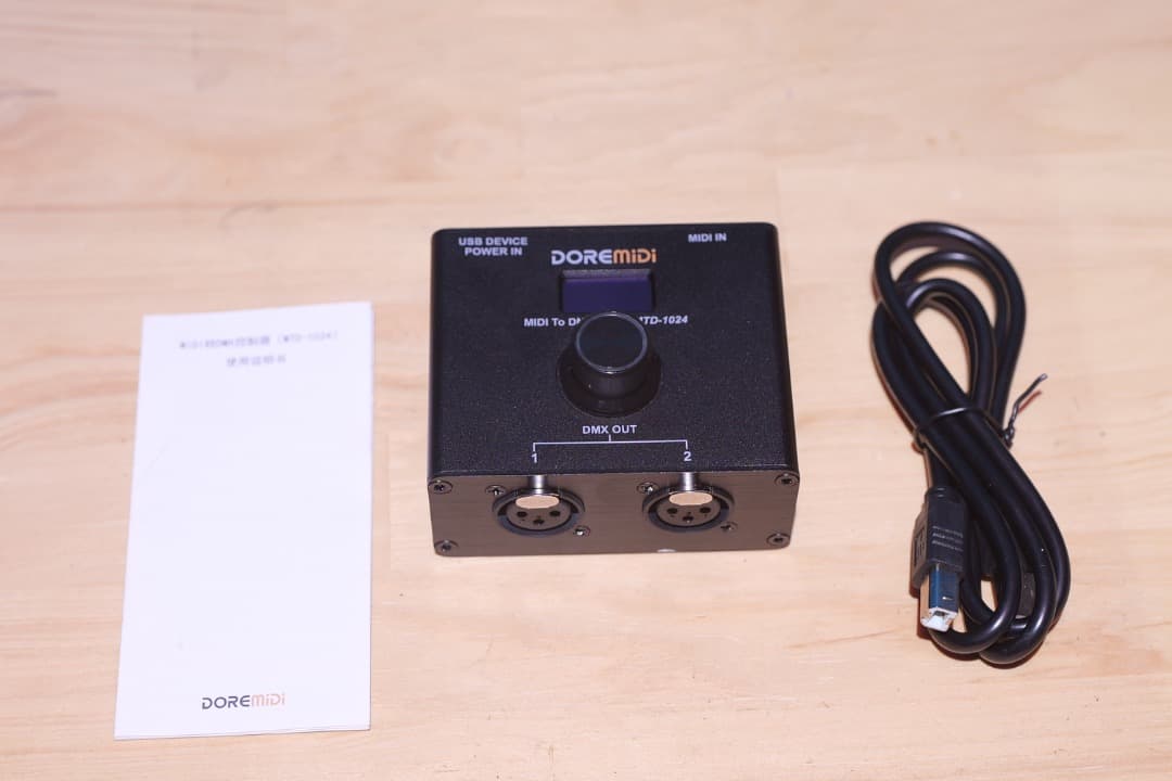 ✨DOREMiDi MIDI to DMXコントローラー (MTD-1024)