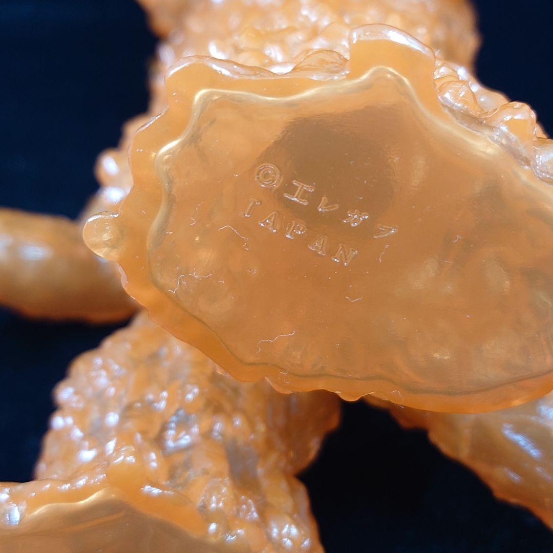 【状態良】エレガブ　ドクロ怪獣シリーズ　ヒトゴミラ　オレンジ　クリア成型　未彩色