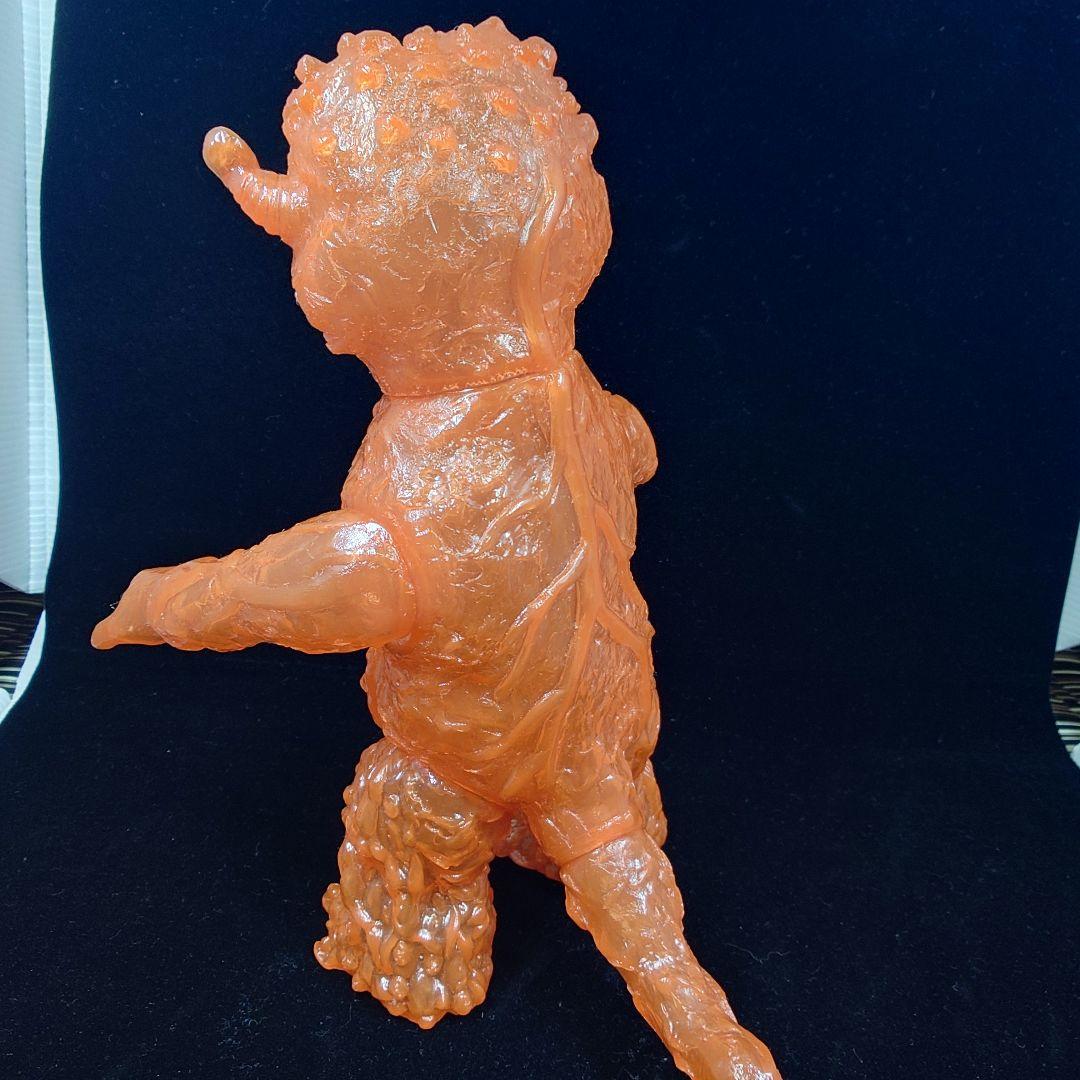 【状態良】エレガブ　ドクロ怪獣シリーズ　ヒトゴミラ　オレンジ　クリア成型　未彩色