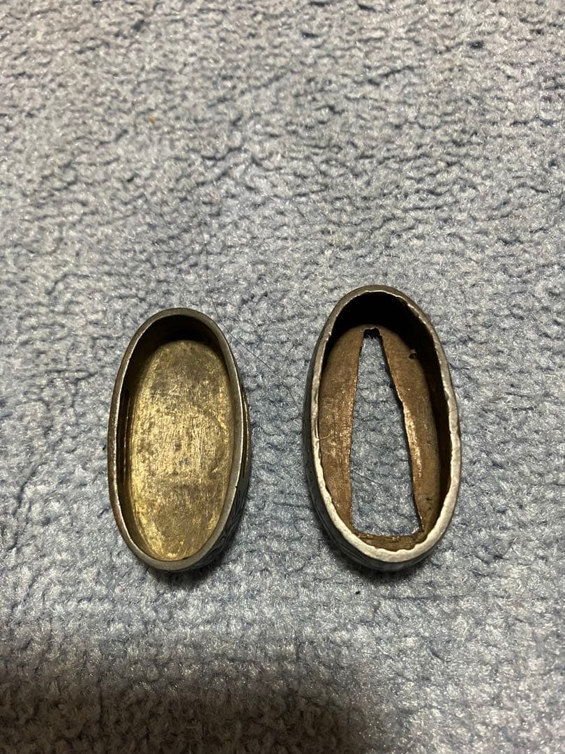 縁頭　剣片喰　時代物