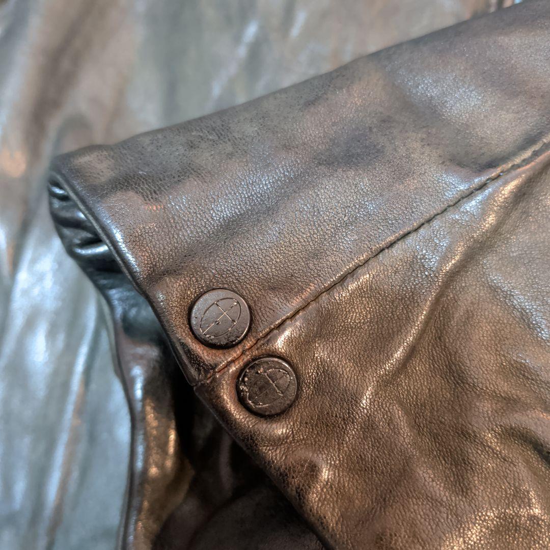 u*p様 incarnation カーフレザー シングルライダース M 黒