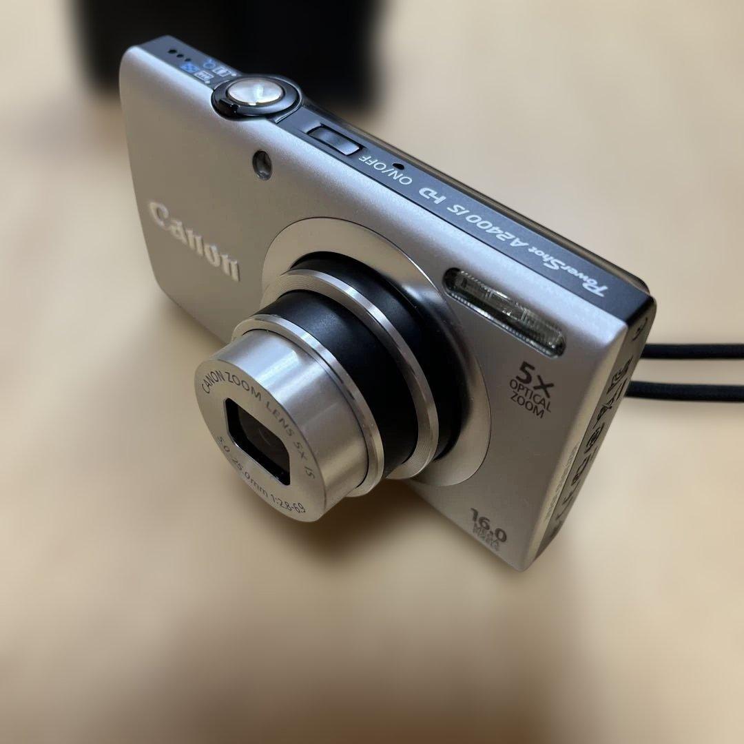 Canon PowerShot A2400IS デジタルカメラ　シルバー