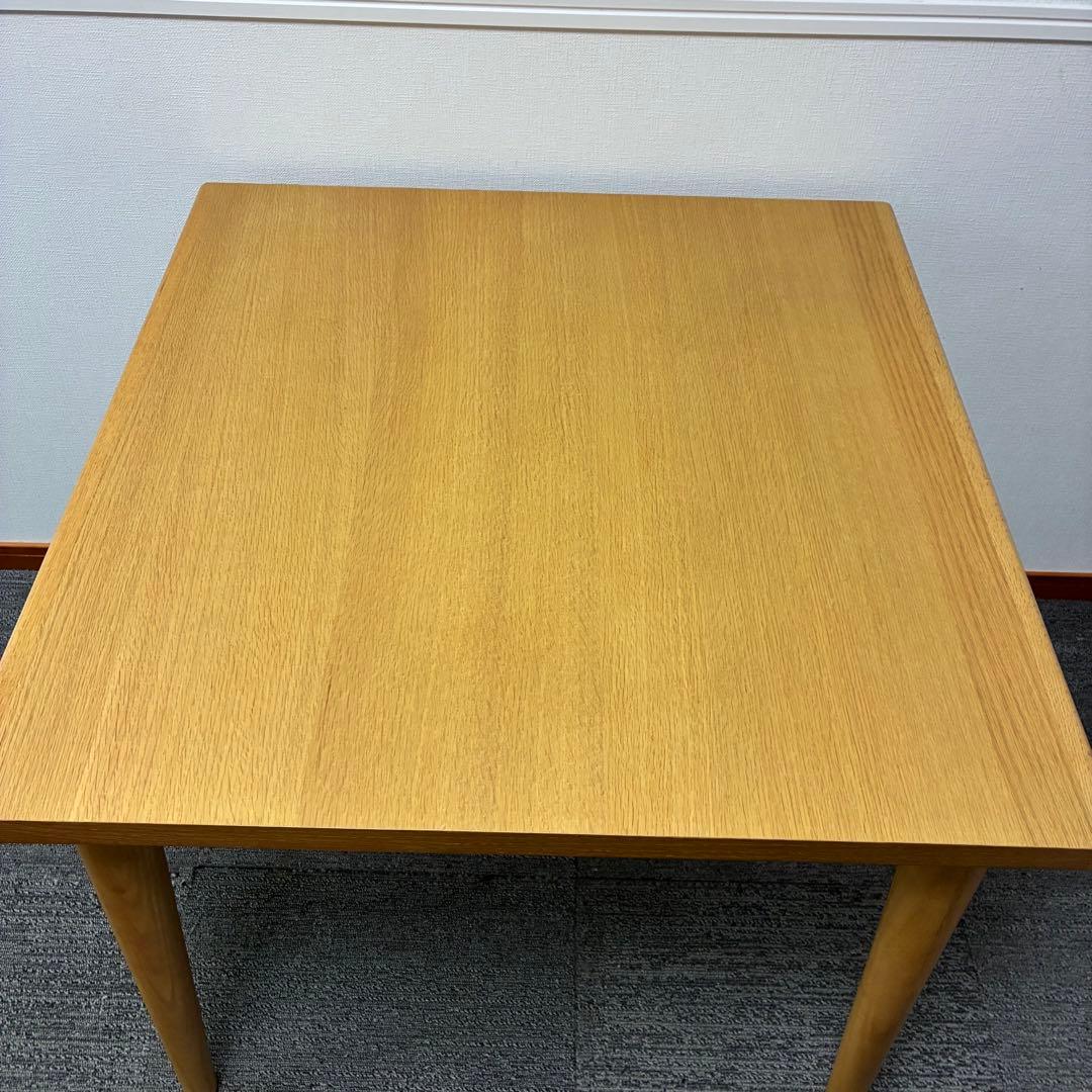 大塚家具 ダイニングテーブル ユノ3 80cm レッドオーク材 ホワイトオーク色