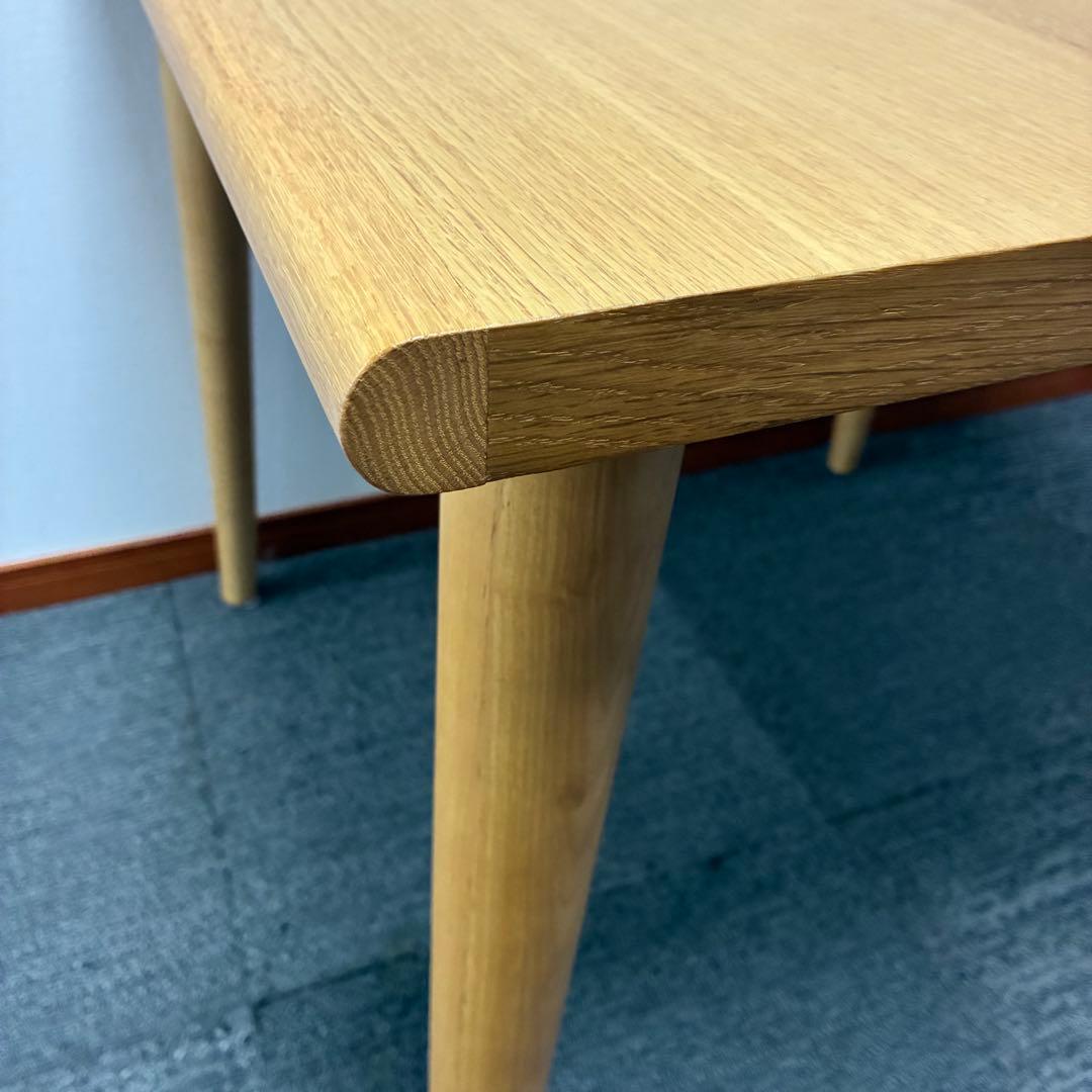 大塚家具 ダイニングテーブル ユノ3 80cm レッドオーク材 ホワイトオーク色