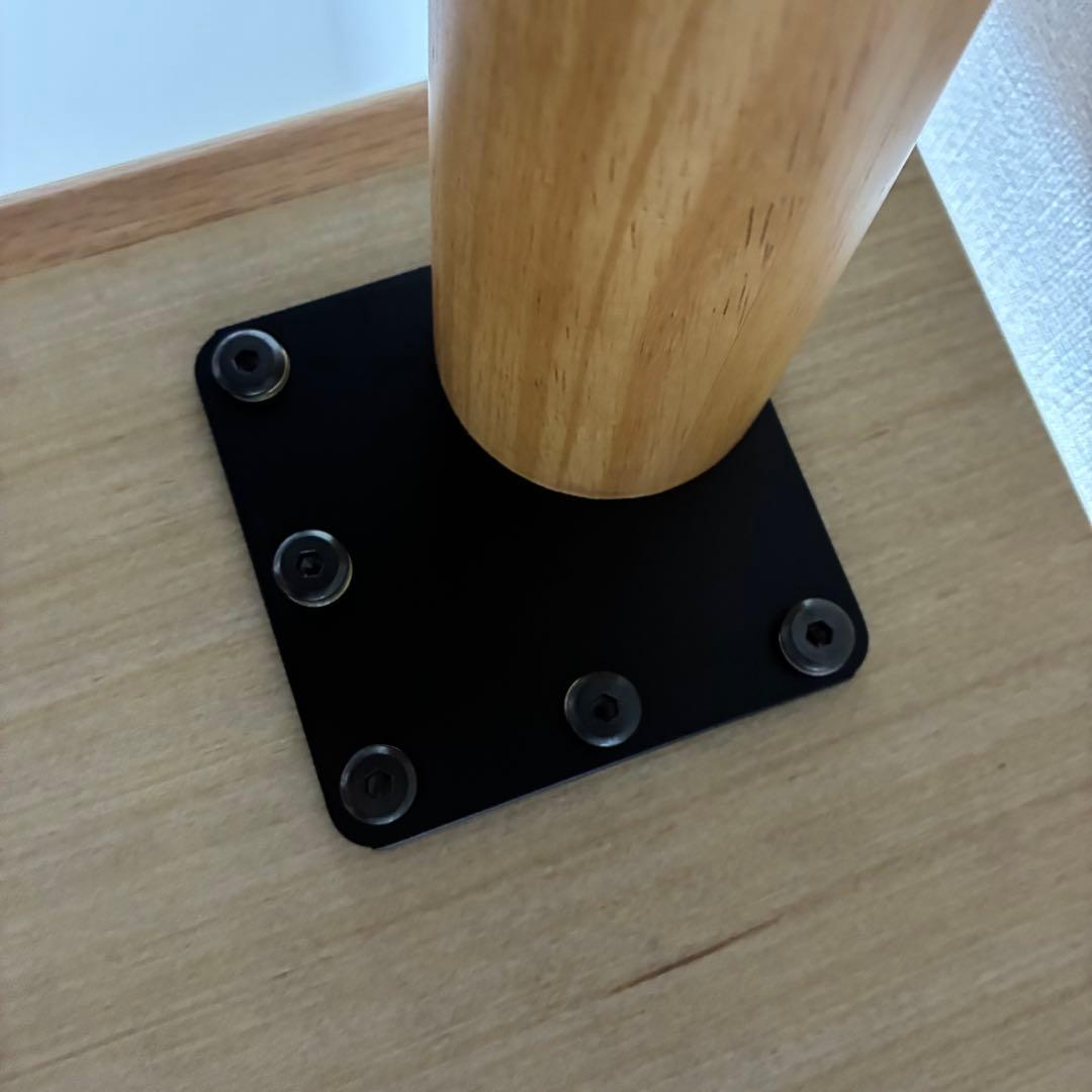 大塚家具 ダイニングテーブル ユノ3 80cm レッドオーク材 ホワイトオーク色