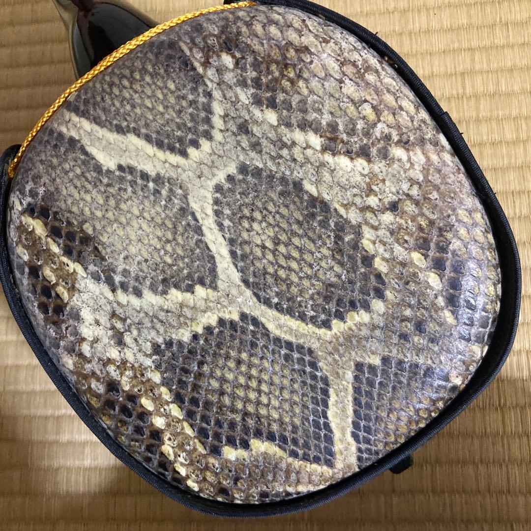 三線 本体 皮 ケース付(希望の方はスタンド